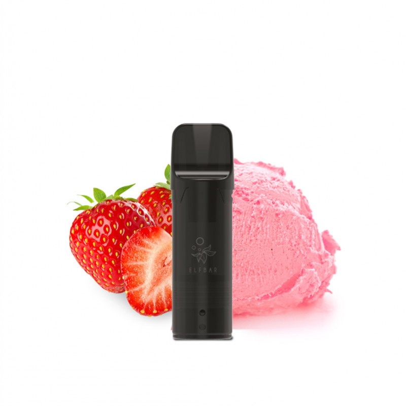 Elfbar ELFA CP Prefilled Pod - Strawberry Ice Crea...