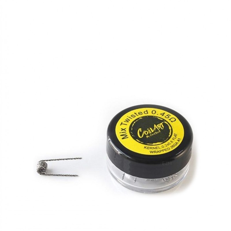 COILART Prebuilt Mix Twisted Coil 0.45 Ohm (0.2x0....