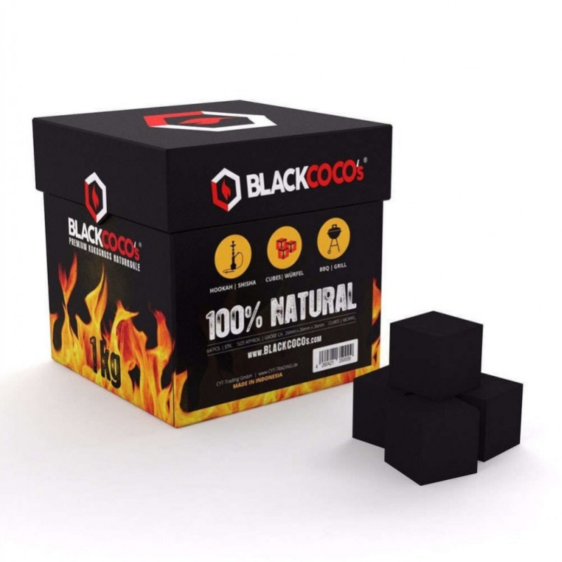 Black Cocos Kokoskohle 26mm 1kg