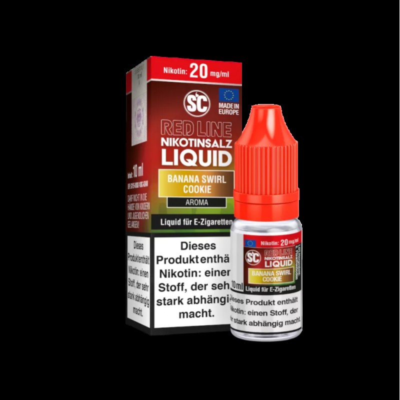 SC Red Line Banana Swirl Cookie Nikotinsalz Liquid...