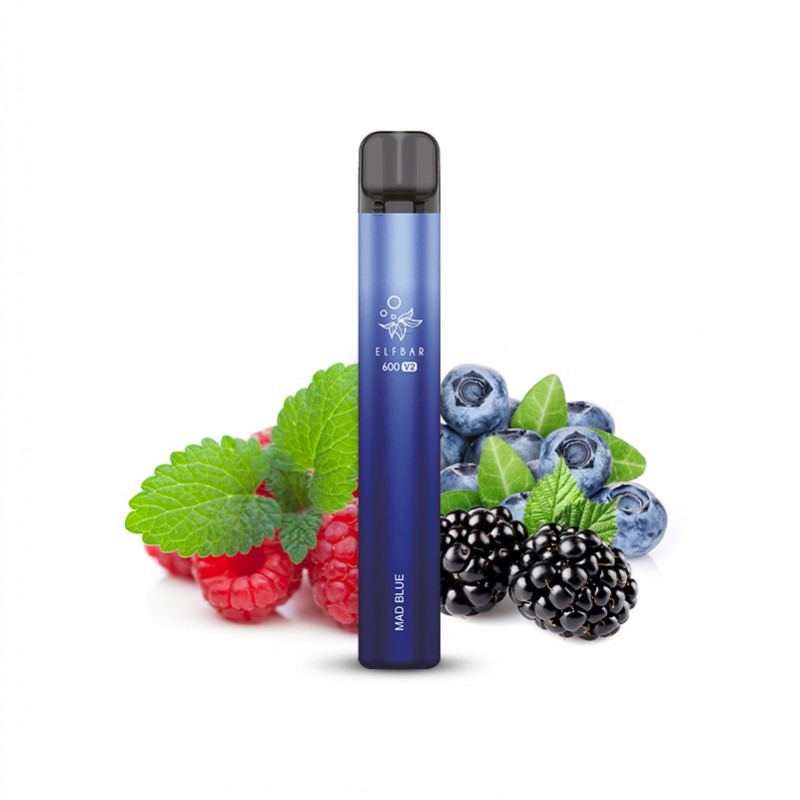 Elfbar 600 V2 CP Einweg E-Zigarette Mad Blue 20mg