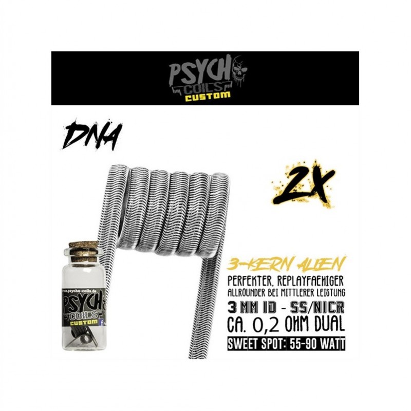Psycho Coils DNA V2A/NiCr Handmade Coil