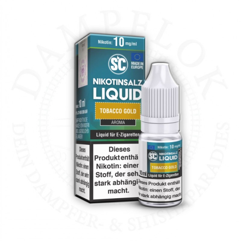 SC Tobacco Gold Nikotinsalz Liquid 10ml