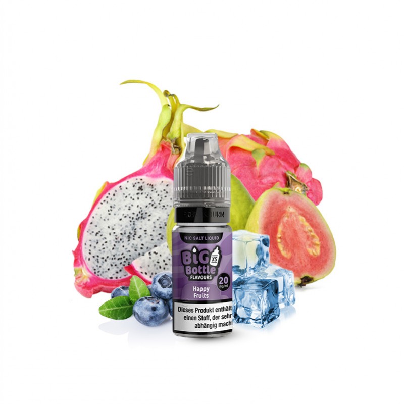 Big Bottle Happy Fruits Nikotinsalz Liquid 10ml