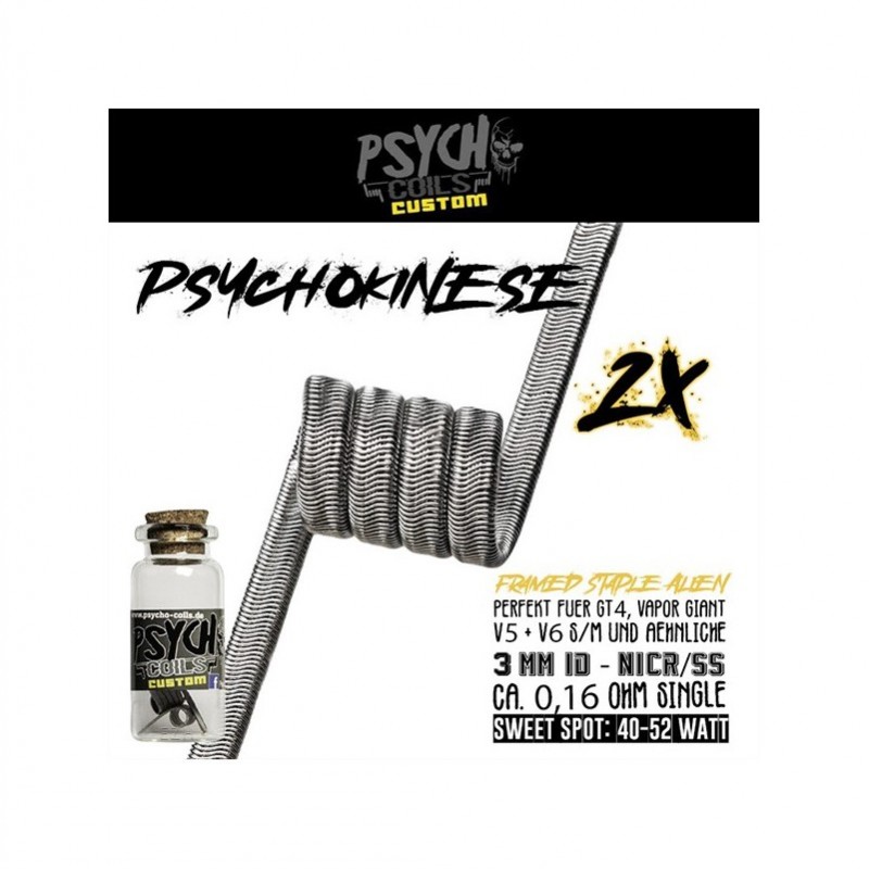 Psycho Coils Psychokinese NiCr/V2A Handmade Coil