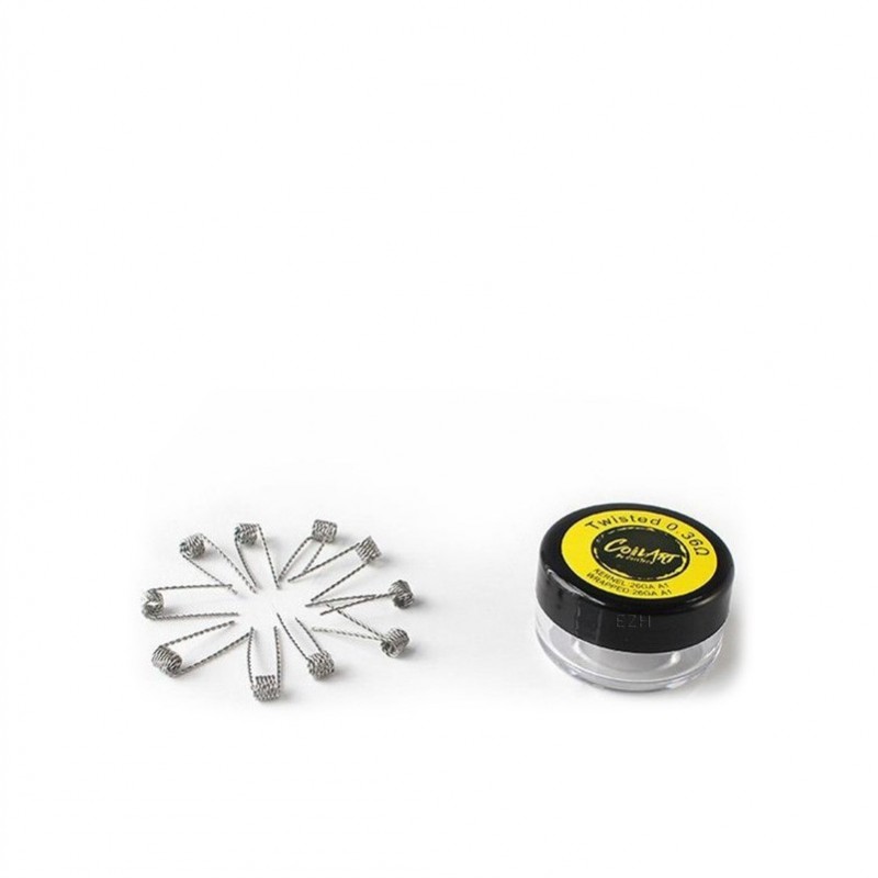 COILART Prebuilt Twisted Coil 0.36 Ohm (26GA/26GA)