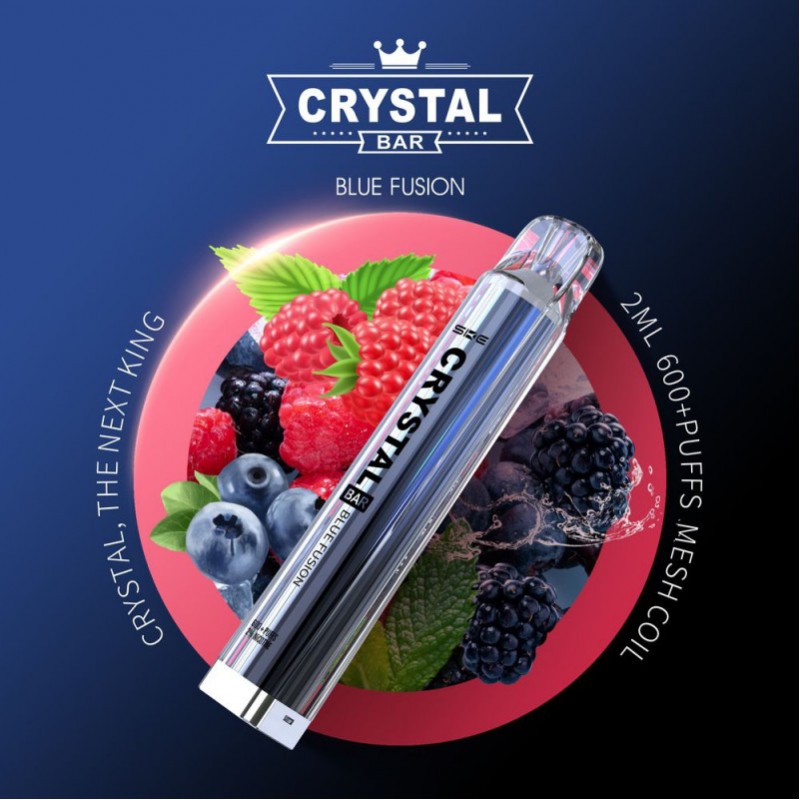 SKE Crystal Bar 600 CP Einweg E-Zigarette Blue Fus...