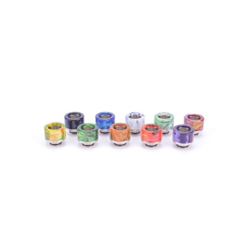 Drip Tip 510 Wide Bore Epoxidharz + Edelstahl - me...