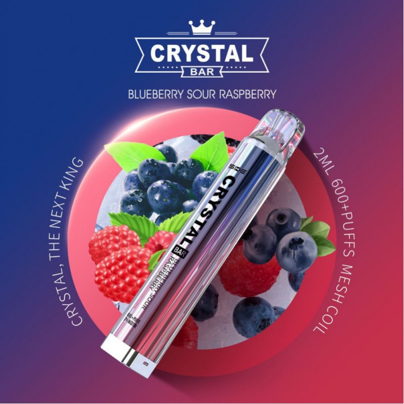 SKE Crystal Bar 600 CP Einweg E-Zigarette Blueberr...