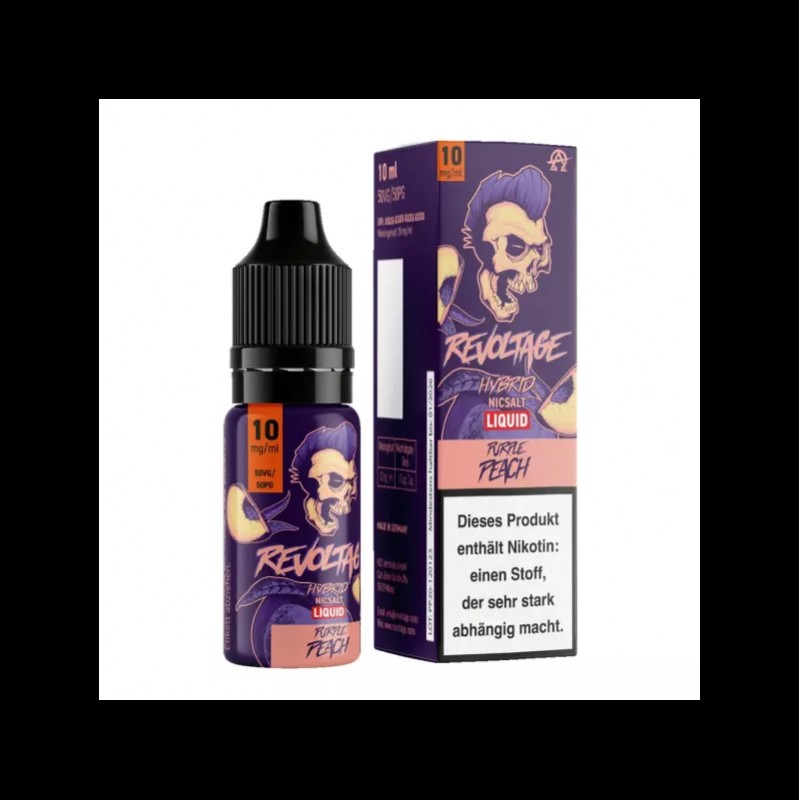 Revoltage Purple Peach Hybrid Nikotin Liquid 10ml