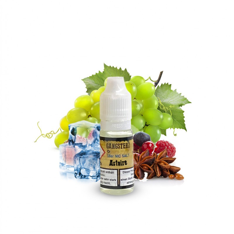 Gangsterz Astaire Nikotinsalz Liquid 18mg 10ml