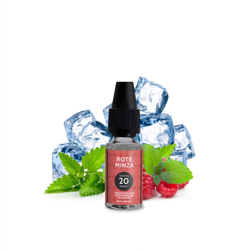 Tante Dampf Rote Minza Nikotinsalz Liquid 10ml
