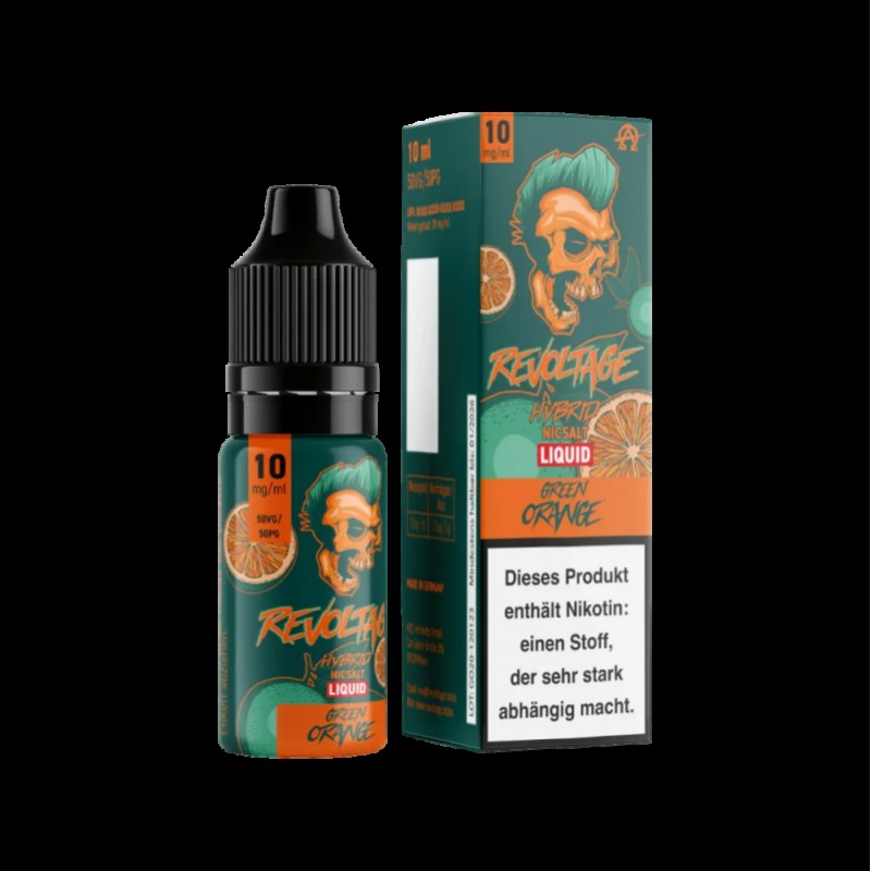 Revoltage Green Orange Hybrid Nikotin Liquid 10ml