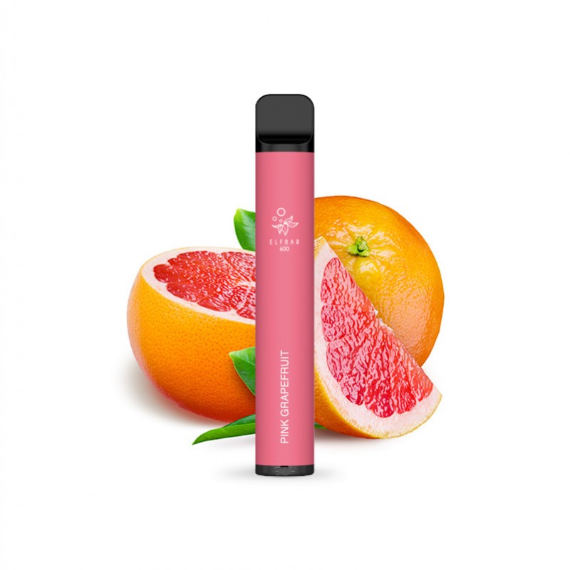 Elfbar 600 CP Einweg E-Zigarette Pink Grapefruit 2...