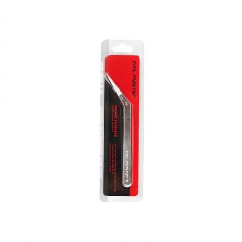 Coil Master Ceramic Tweezers-Bent