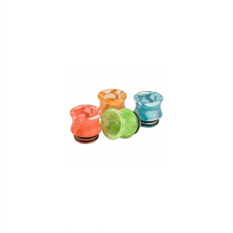 Drip Tip 810 Lumineszierend Schlangenmuster - Grü...
