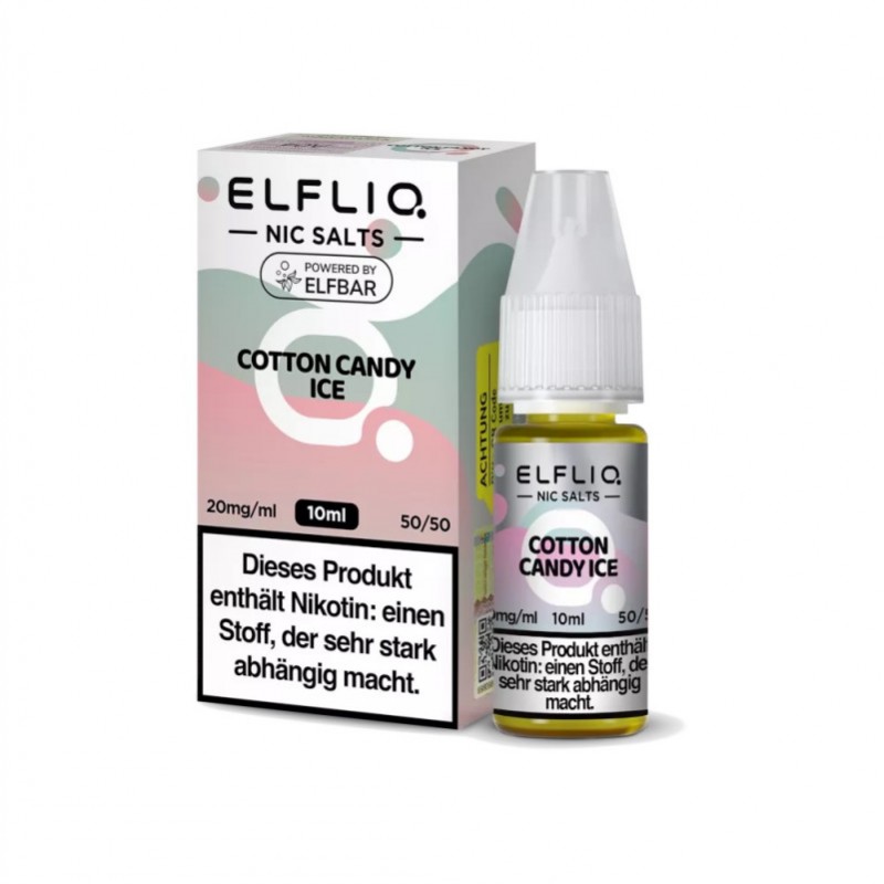 Elfbar Elfliq Cotton Candy Ice Nikotinsalz Liquid ...