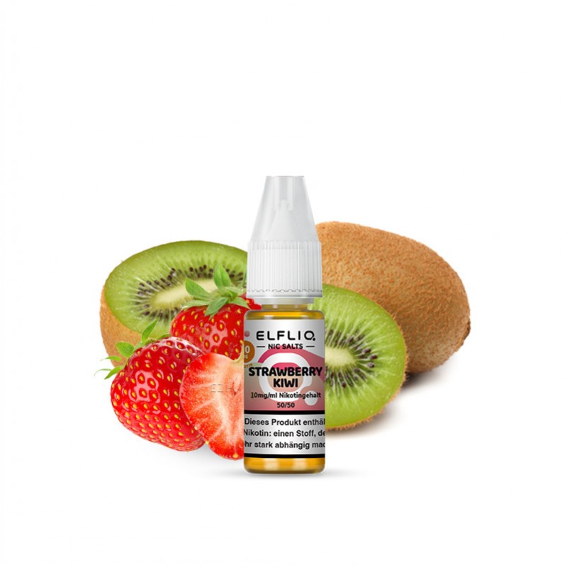Elfbar Elfliq Strawberry Kiwi Nikotinsalz Liquid 1...