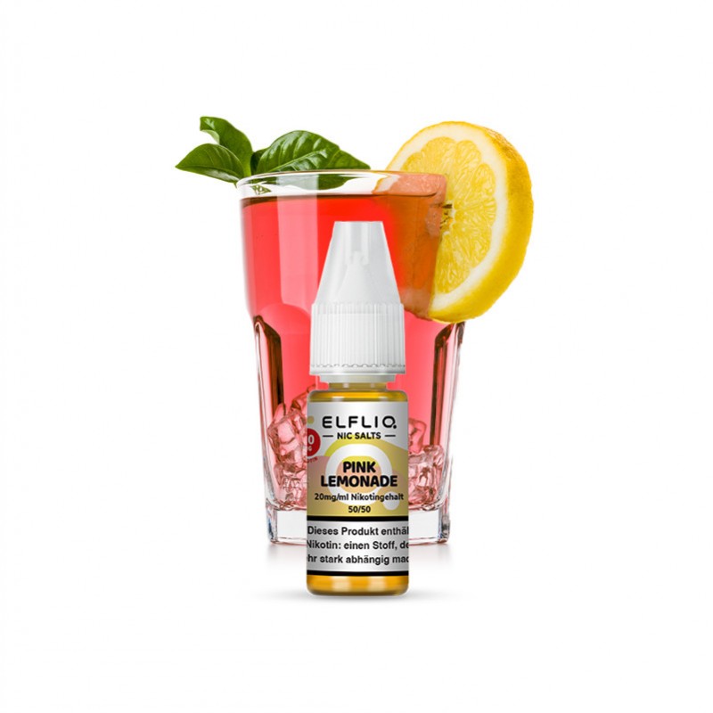 Elfbar Elfliq Pink Lemonade Nikotinsalz Liquid 10m...