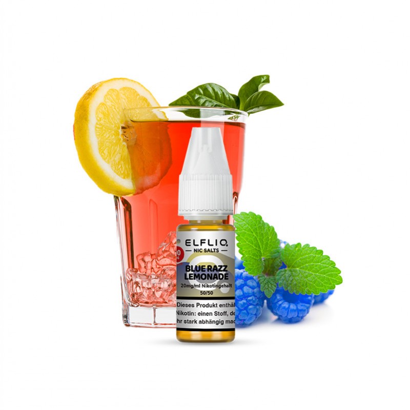 Elfbar Elfliq Blue Razz Lemonade Nikotinsalz Liqui...