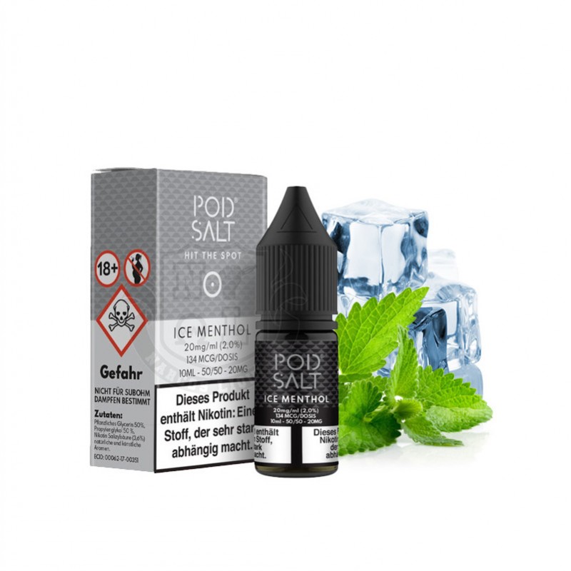 Pod Salt Ice Menthol Nikotinsalz Liquid 10ml 11mg