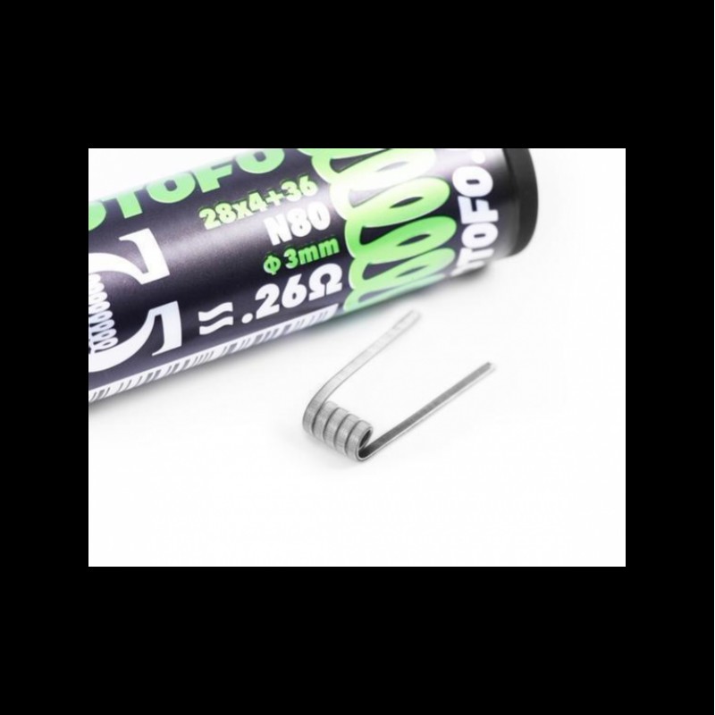 Wotofo Quad Core Fused Clapton Coil 0.26 Ohm
