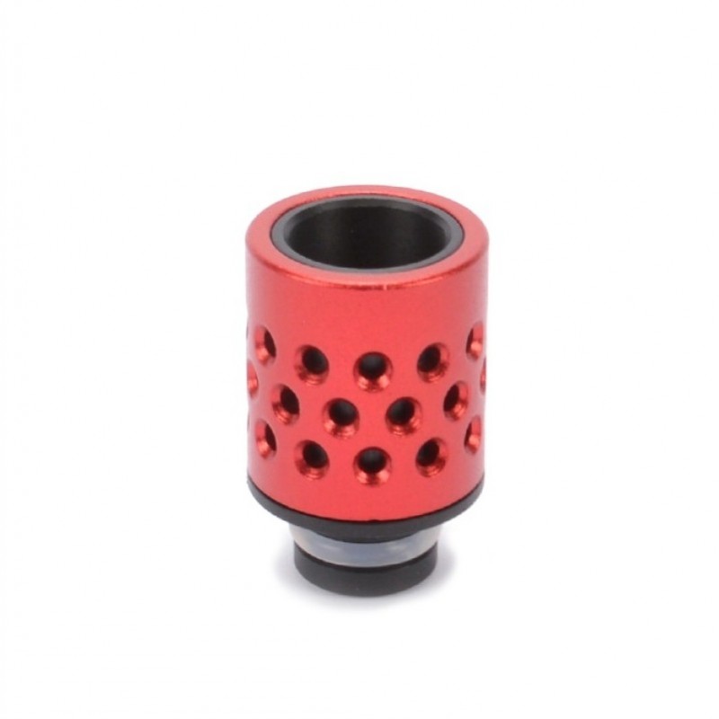 Drip Tip 510 Honeycomb Alu Rot
