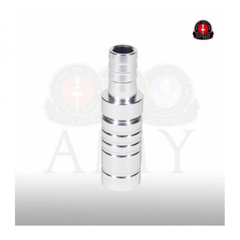 Amy Deluxe Aluminium Schlauchadapter 18/8 - Silber
