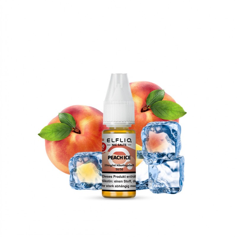 Elfbar Elfliq Peach Ice Nikotinsalz Liquid 10ml