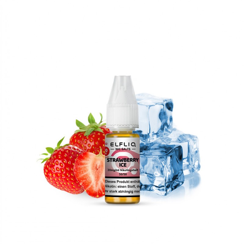 Elfbar Elfliq Strawberry Ice Nikotinsalz Liquid 10...