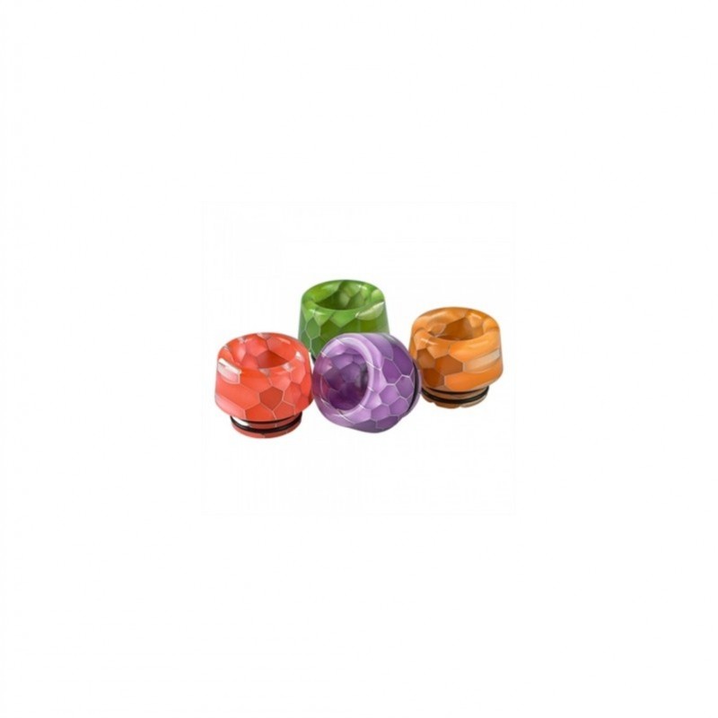 Drip Tip 810 Lumineszierend Schlangenmuster - Oran...