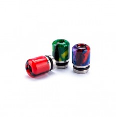 Drip Tip 510 Edelstahl + Epoxidharz Wide Bore - Grün
