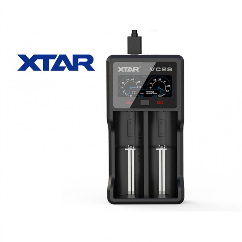 Xtar VC2S - Li-Ion und NIMH Akkus Ladegerät
